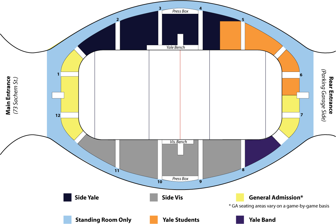 Yale Hockey Seating Chart